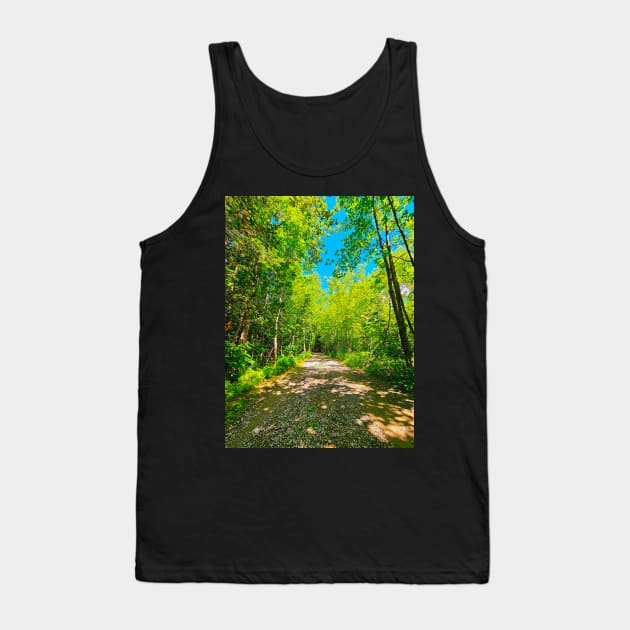 Road Through The Trees Tank Top by MidnightRose77